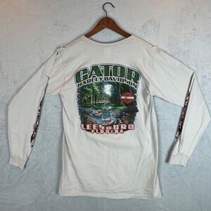 Harley Davidson Motorcycle Shirt Medium Longsleeve Gator Leesburg Florida